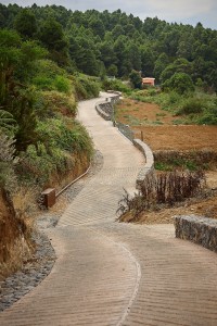 Camino del Tanque del Obispo, en el municipio de La Guancha, después de la obra realizada por el Cabildo