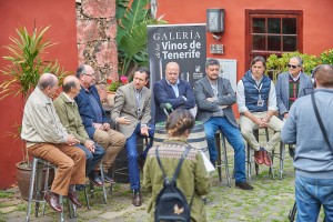 Un momento de la presentación de la Galería de los Vinos de Tenerife 