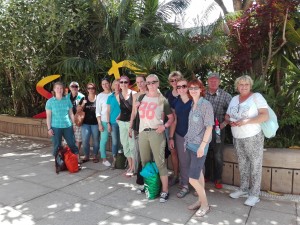 Grupo de agentes de viajes de RTK durante su visita a Tenerife