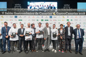 Imagen de los cocineros premiados en el concurso